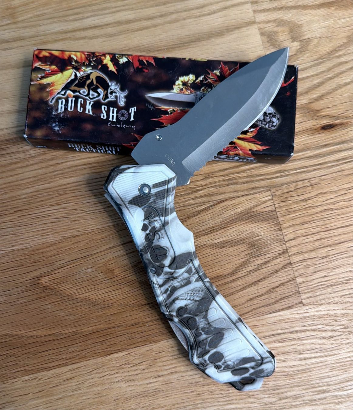Couteaux militaires: FROST BUCK SHOT CUTLERY FOLDER MESSER – Neuf avec emballage d'origine à Zürich par Frei-Occasionen 5