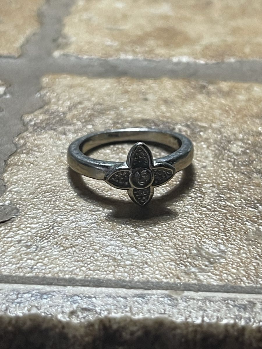 Anelli: Anello di metallo argento con fiore -56/57-chic e elegante – Nuovo (secondo la descrizione) da Gordevio venduto da LanaZimm 8