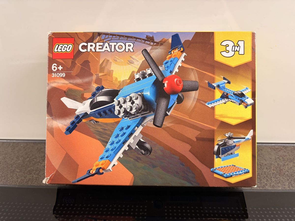 Lego Kit di costruzioni: LEGO Creator 3in1 Set 31099 Flugzeug Hubschrauber 6+ – Usato da Pfäffikon SZ venduto da Babygeschenkidee