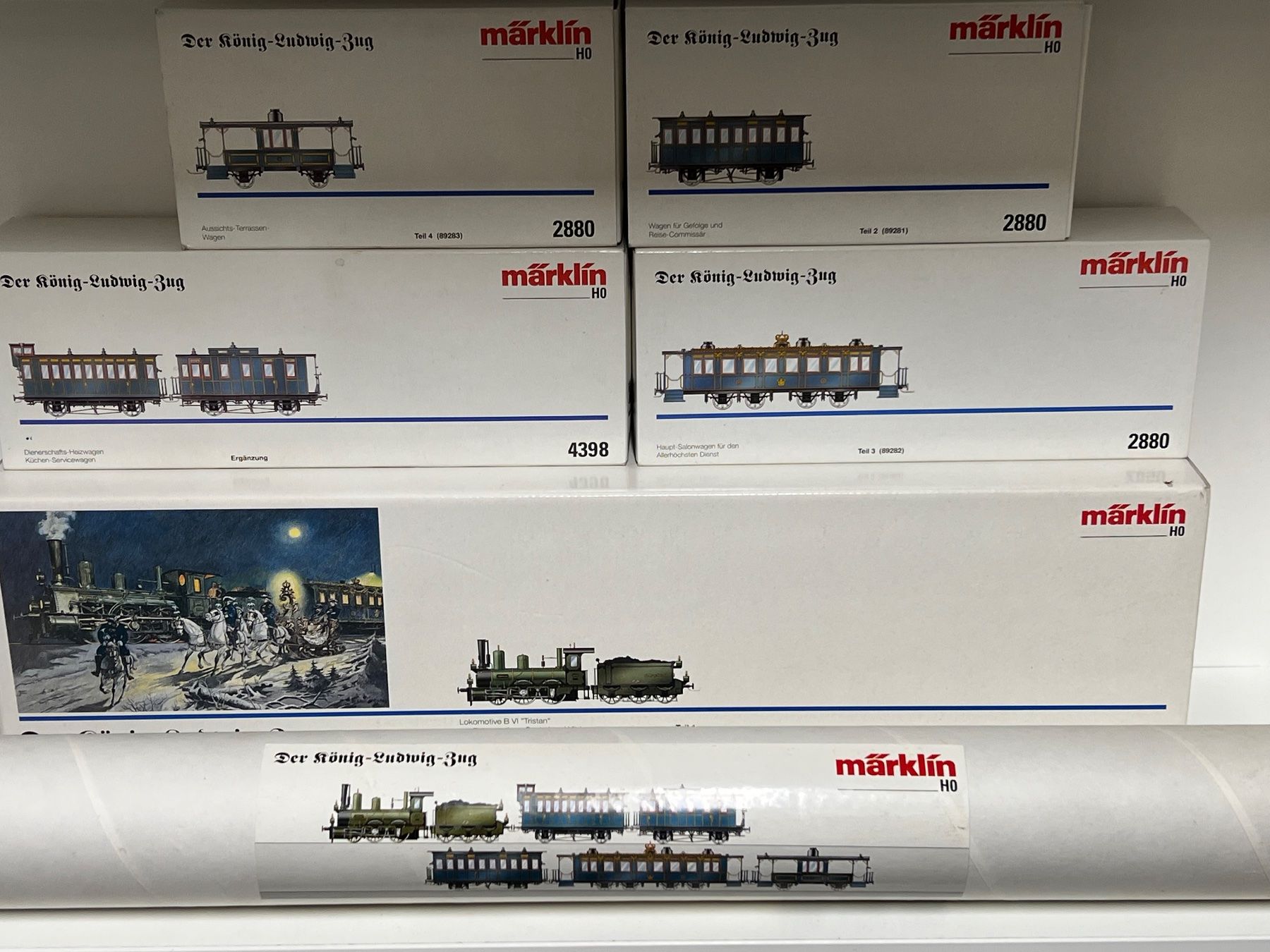 Märklin Modellini di ferrovie: Märklin König Ludwig Zug Digital HO AC – Nuovo e nell'imballaggio originale da Geroldswil venduto da TopTrain54