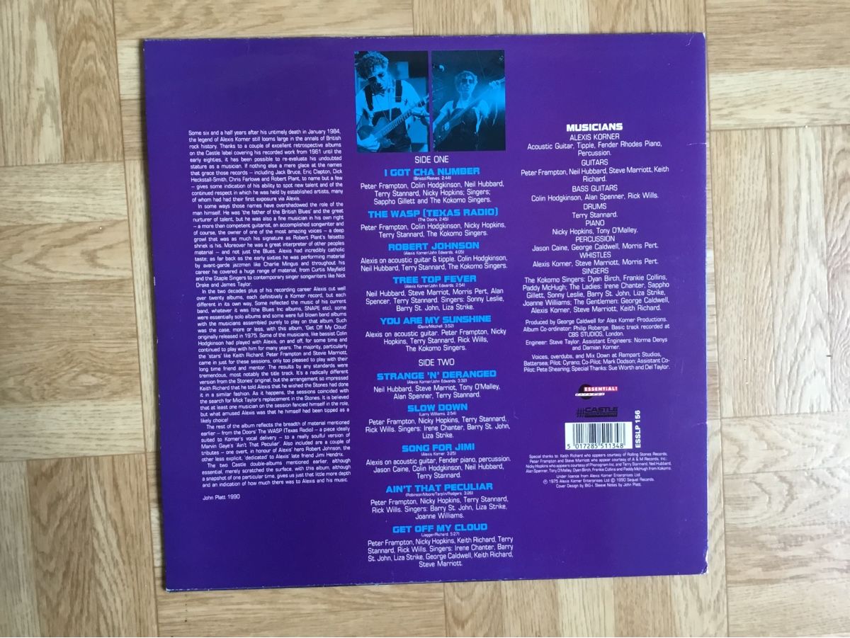 Dischi in vinile: Alexis Korner / Get off my cloud – Nuovo (secondo la descrizione) da Kreuzlingen venduto da Schuggerman 1
