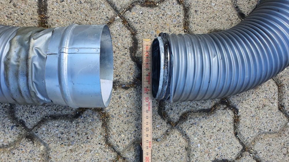 Flexibler Lüftungsschlauch 110mm - 6 Meter Für Klimaanlagen