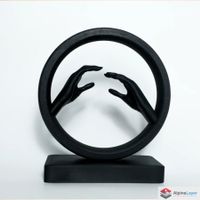 Infinity Touch Sculpture - 3D Printed