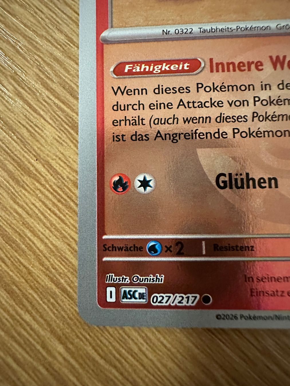 Pokémon Carte collezionabili: Camaub #027/217 NM Deutsch Reverse-Holo – Nuovo (secondo la descrizione) da Winterthur venduto da sah_gn89 3