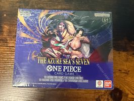 One Piece OP-14 Display English OVP Erster Print aus Case