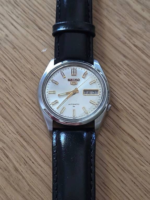 Seiko Uhren: Seiko 5 Automatic 7009 8210 Vintage Cadran Blanc – Gebraucht aus Genève von kev_d8z5 4