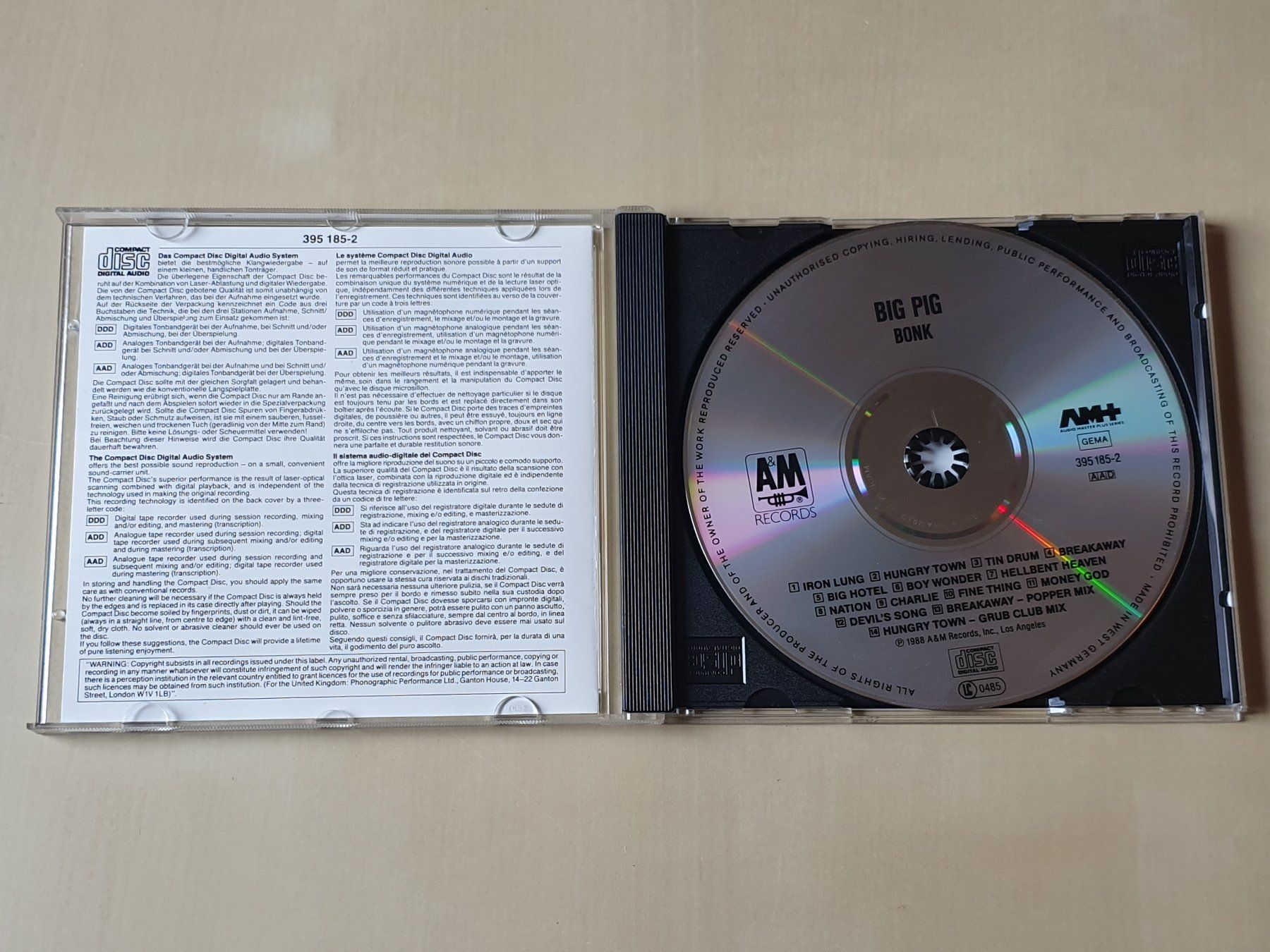 CDs: Big Pig Bonk – D'occasion à Stansstad par collectorsshop 2