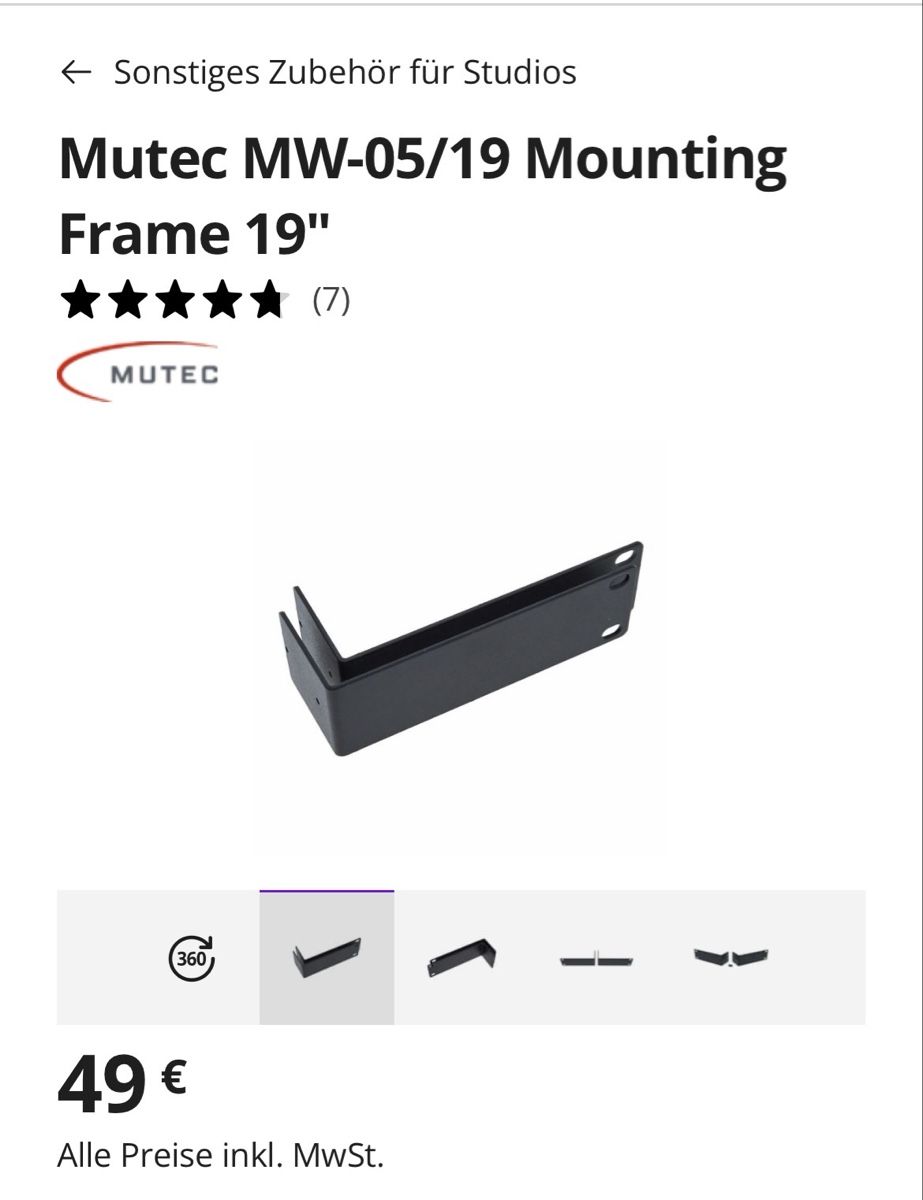 Attrezzatura per studi di registrazione: Mutec MC3+ 1G Master Clock & Audio Re-Clocker - Top Zustand! – Usato da Frauenfeld venduto da 24osale 4