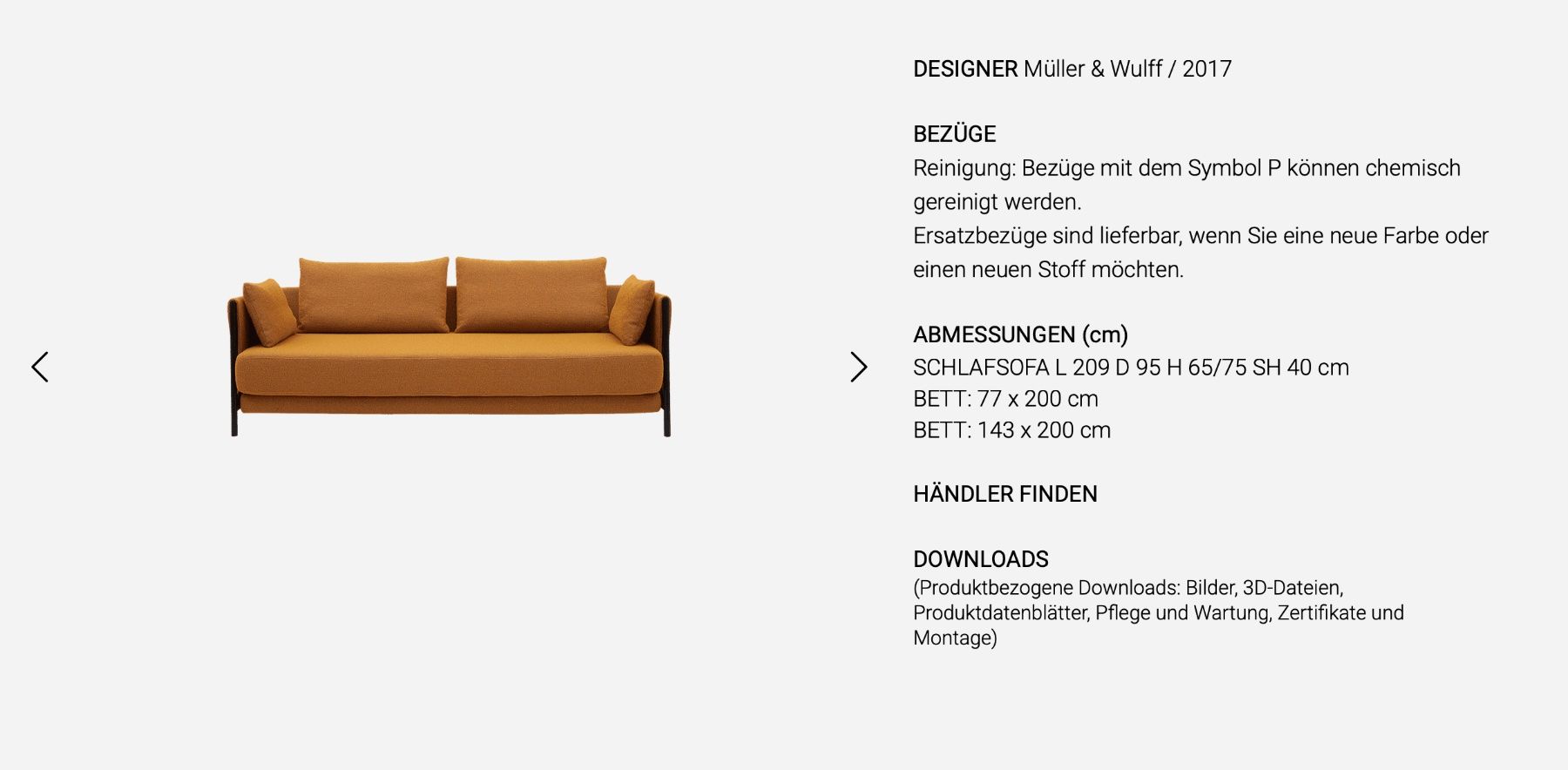 Divani: Schlafsofa Madison der Marke Softline – Usato da Zürich venduto da crischdoff 8