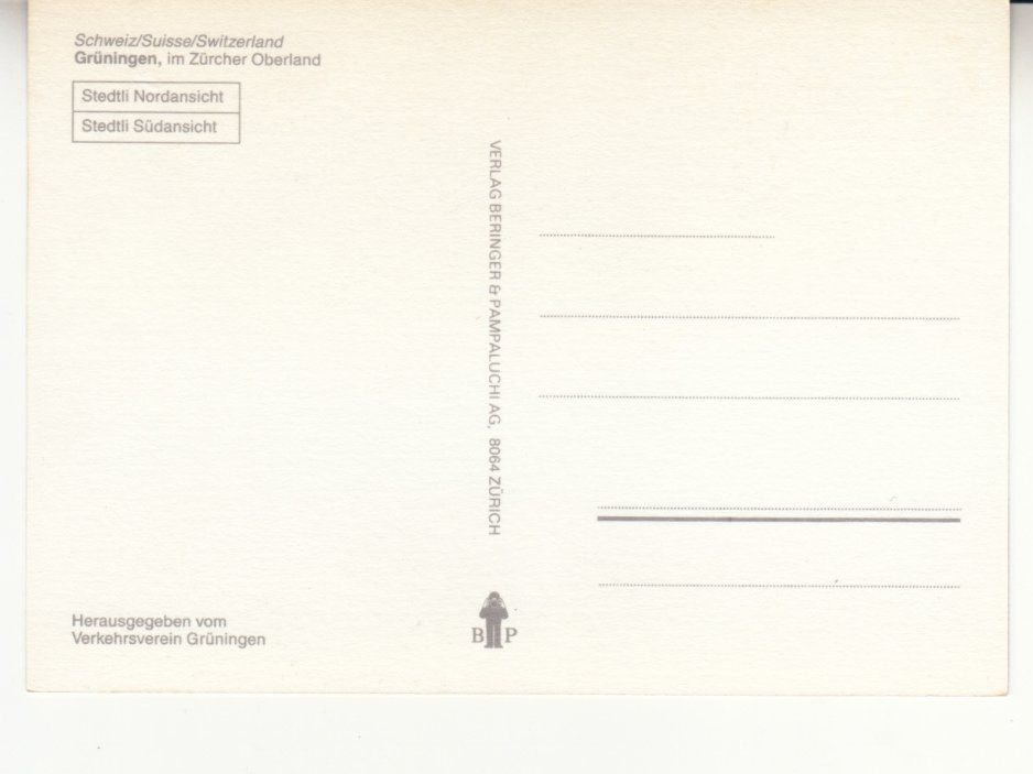 Cartoline postali: Grünigen ca. 1980 – Usato da Bürglen TG venduto da StampGraf 1