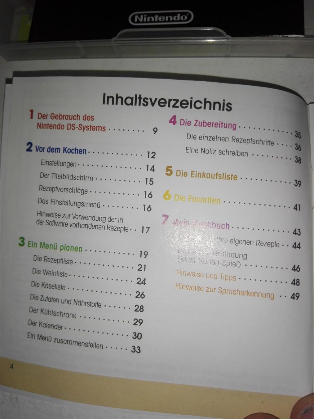 Nintendo Giochi: Kochen mit Elle à table: 1000 Rezepte    (DS) – Usato da St. Gallen venduto da elk2020 5