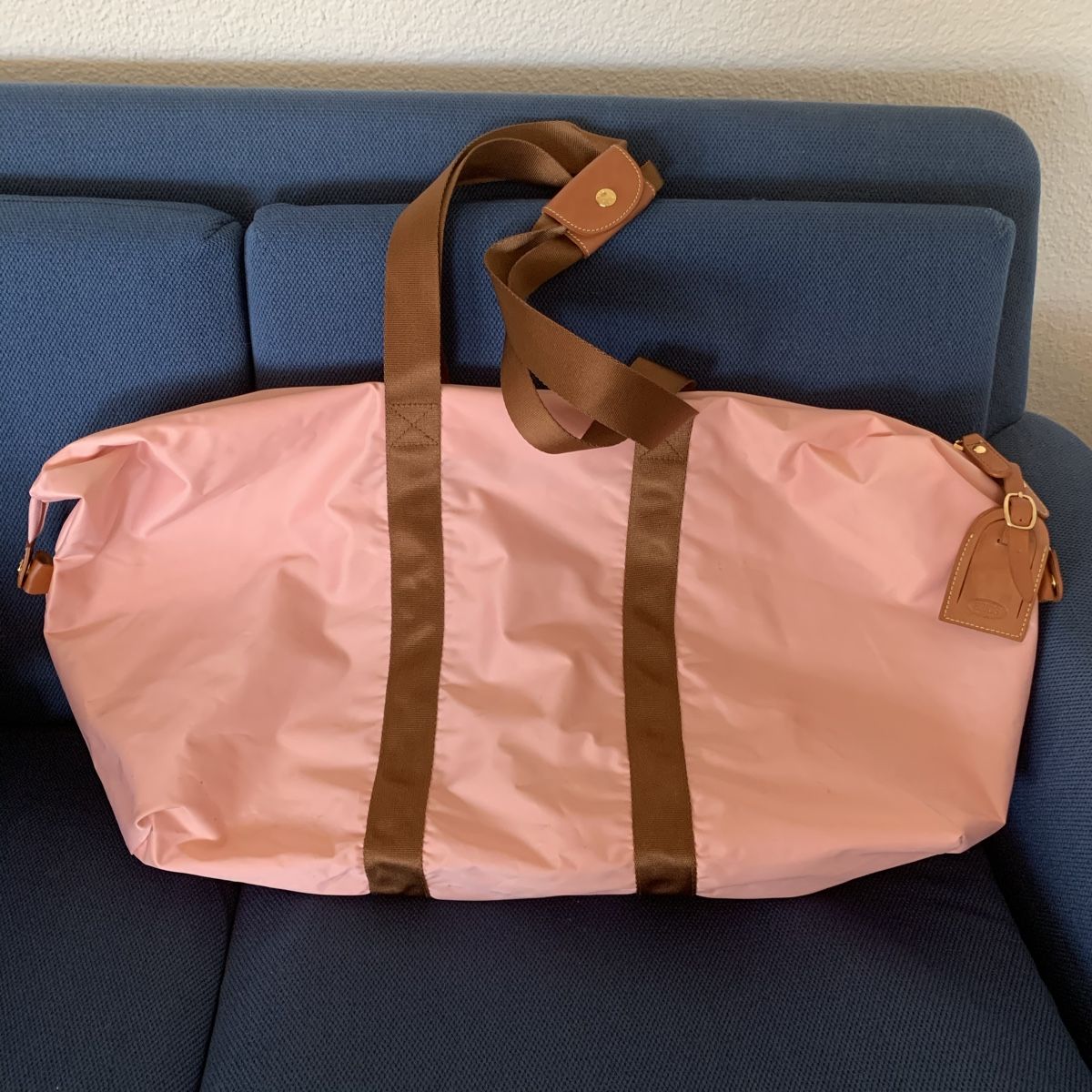 Brics Borse: Brics robuste Weekendtasche mit Lederappikationen – Nuovo (secondo la descrizione) da Zürich venduto da chr_v8sv