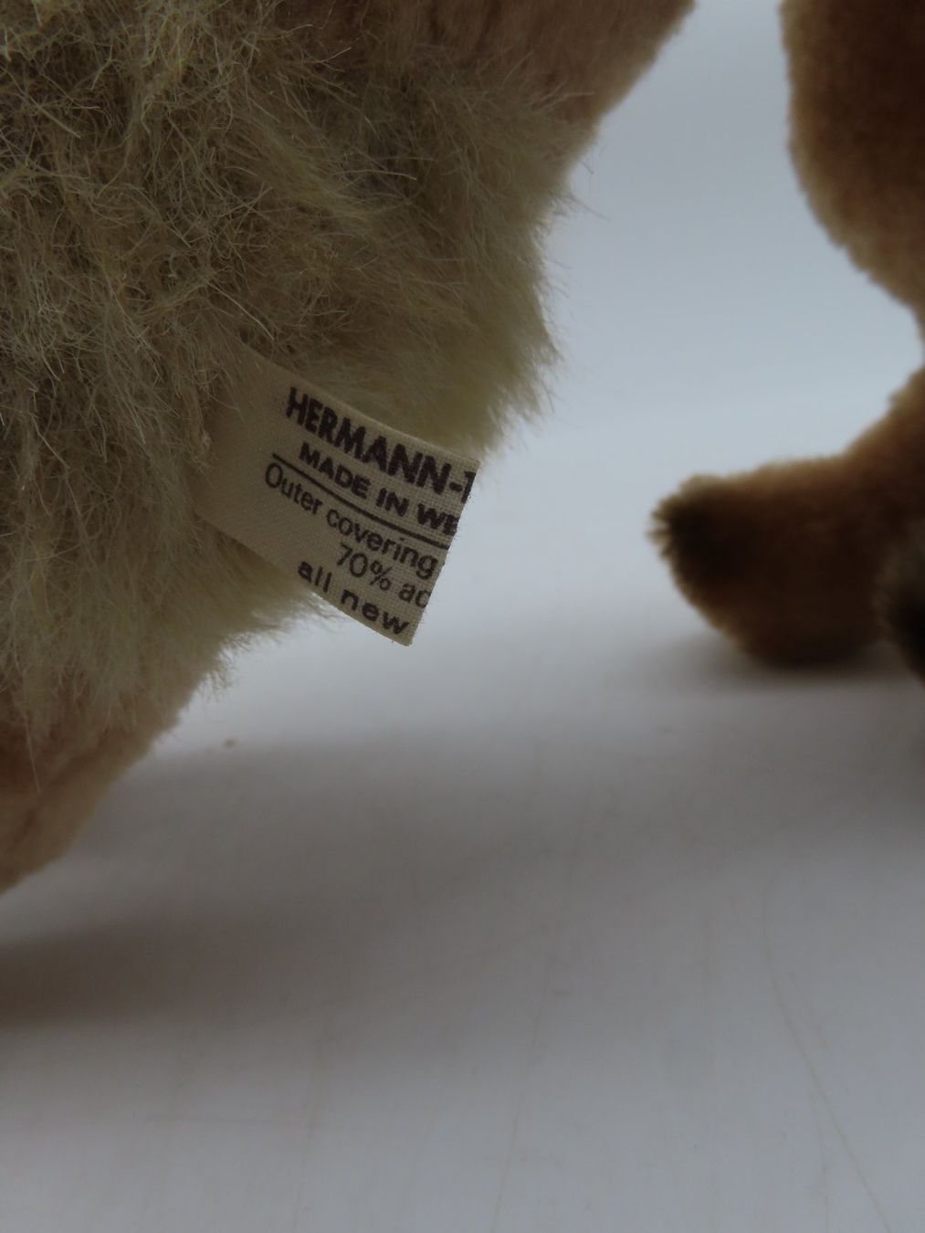 Giocattoli: Vintage Plüsch-Dromedar von Hermann-Teddy – Usato da Reinach BL venduto da WBZ-Flohmarkt 4