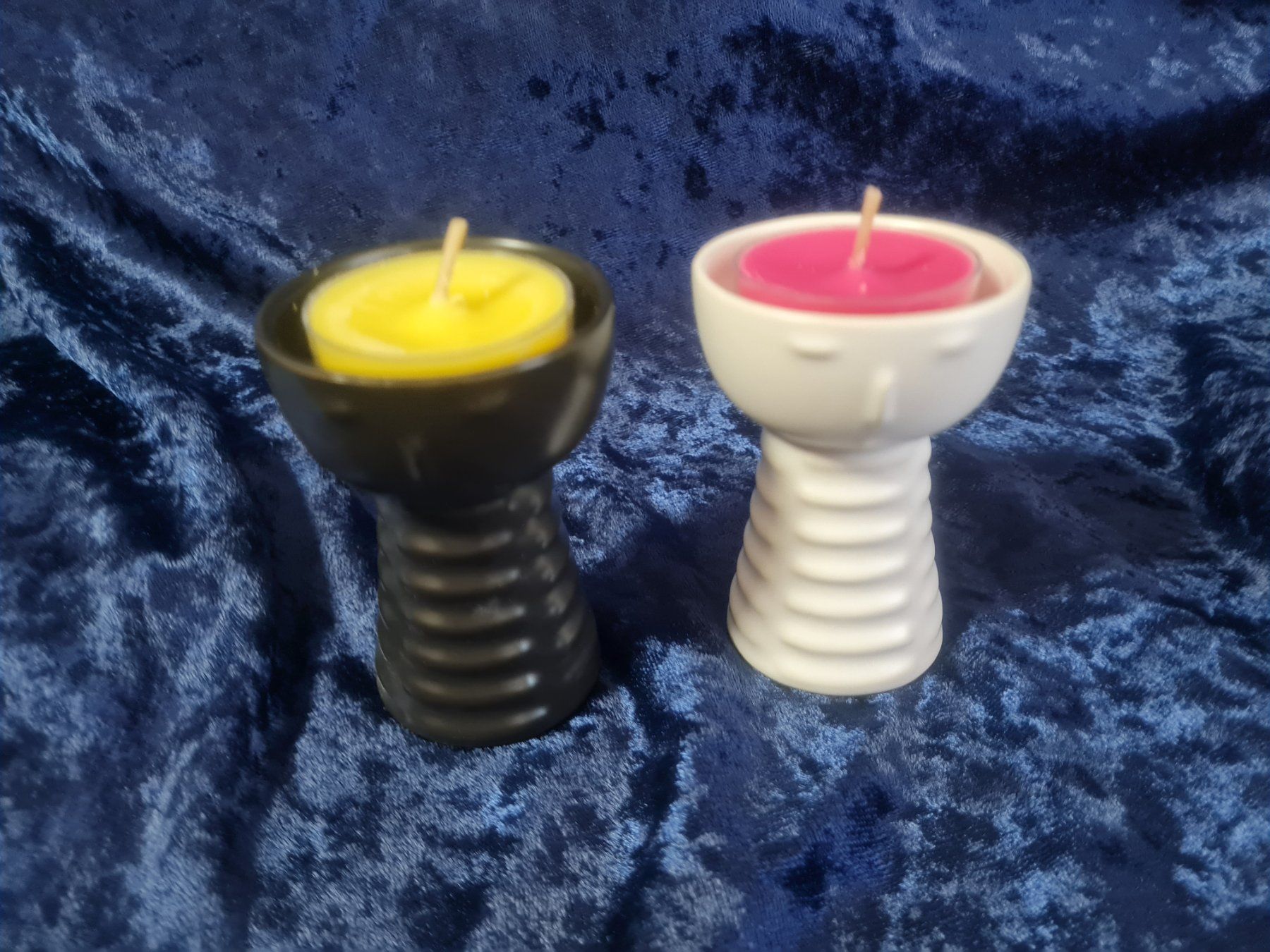 Partylite Kerzenständer: PartyLite - Teelichthalter Duo Abstract Face – Neu und originalverpackt aus Othmarsingen von Kleibai 2