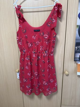 Even&Odd Sommerkleid, Gr.38, rot, mit Blumenmuster