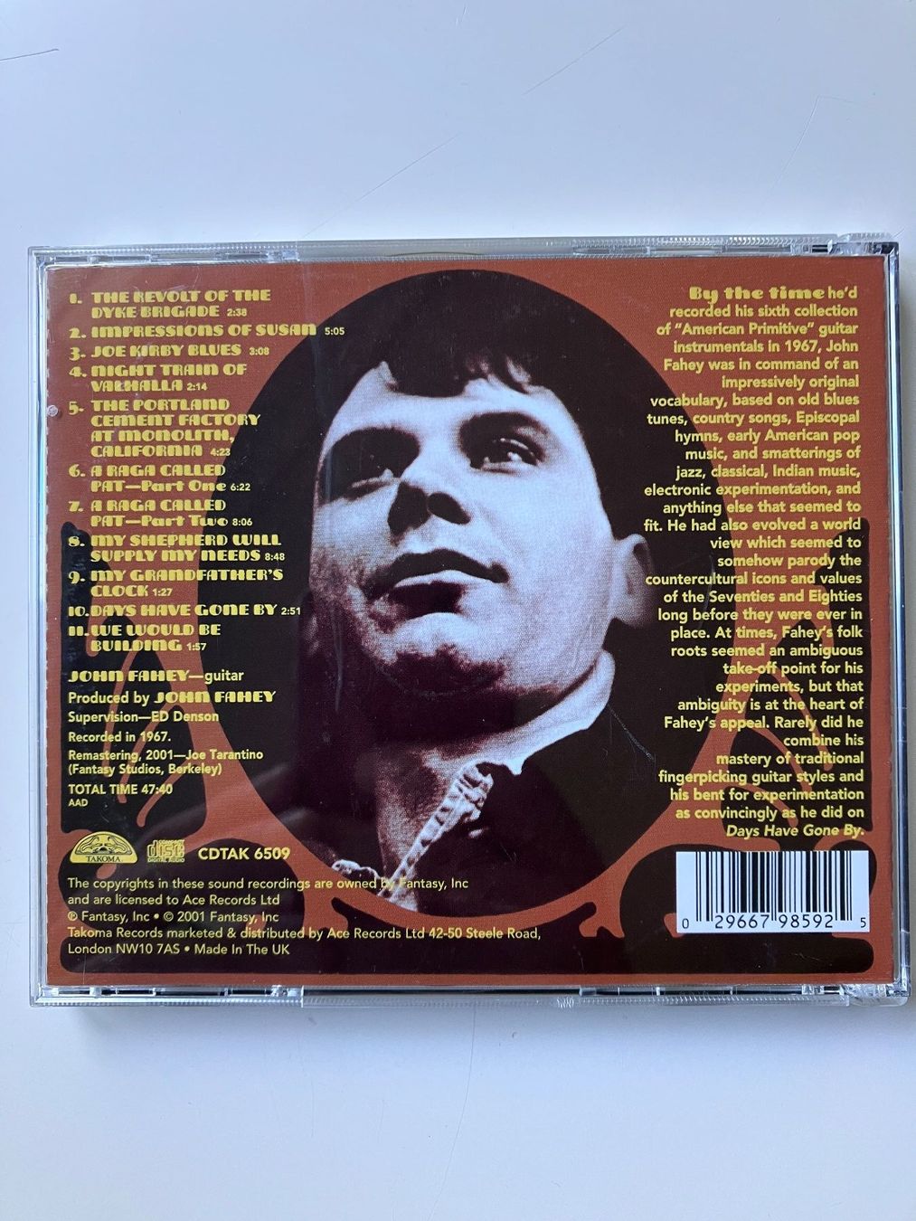 CD: John Fahey – Days Have Gone By CD – Usato da Luzern venduto da Madvibe 2