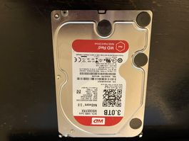 Western Digital Red Festplatte 3TB gebraucht 3.5 Zoll