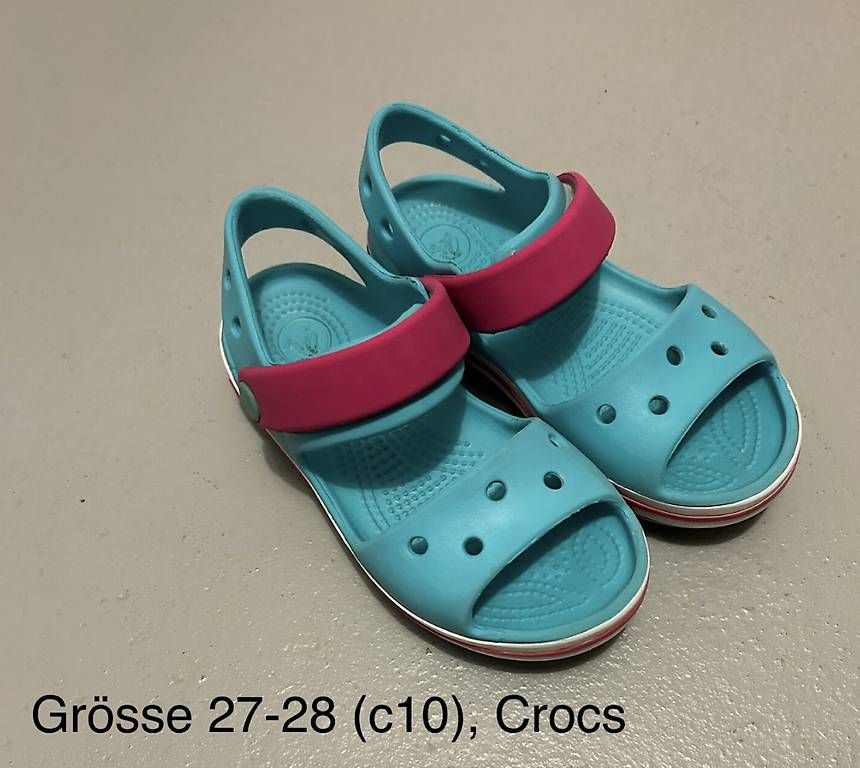 Scarpe per ragazzi: Grösse 27/28 Crocs Sandalen C10 – Usato da Wil SG venduto da Goldi2010