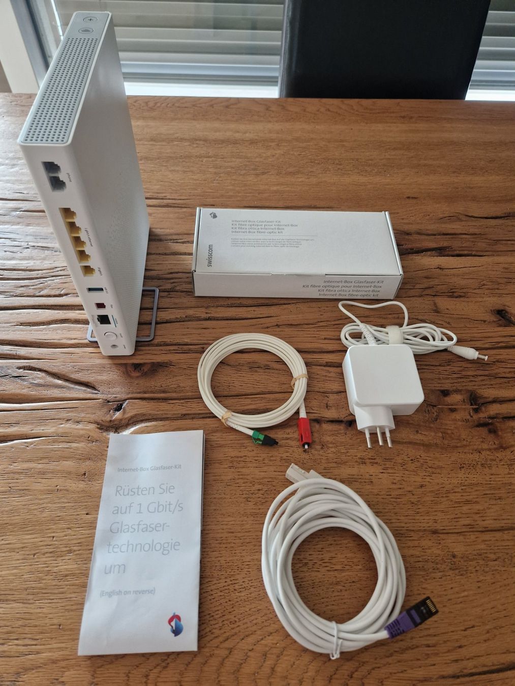 Swisscom Modems & Router: Swisscom Internet-Box Glasfaser-Kit inkl. Internet-Box 3 – Gebraucht aus Egliswil von Nevkim 2