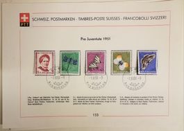 PTT Sammelblatt Nr. 133 ET gestempelt Kt. 170.-