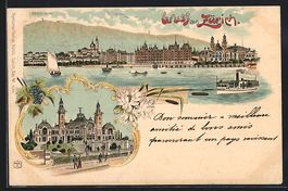 Litho Zürich, Stadtansicht um 1900