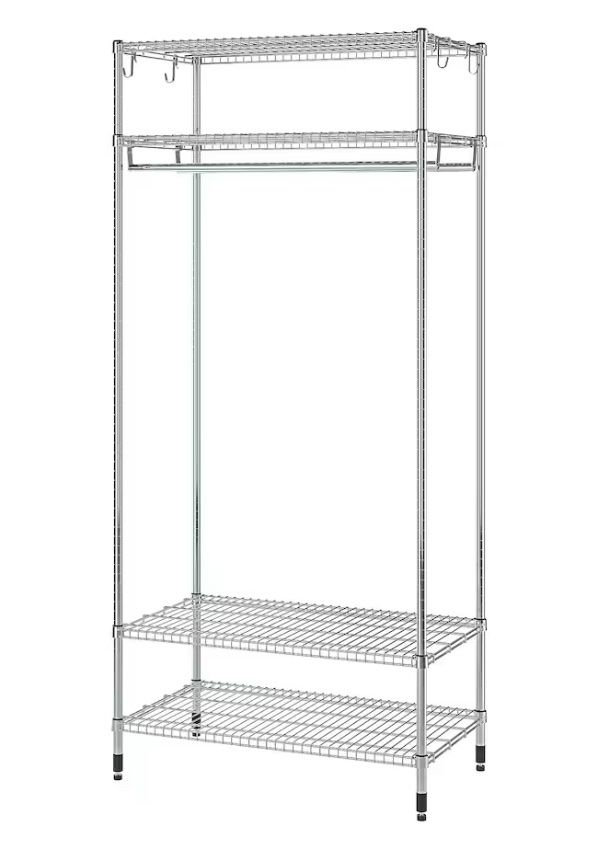 Ikea Garderobe: Étagère / dressing métallique IKEA  – Gebraucht aus Fribourg von