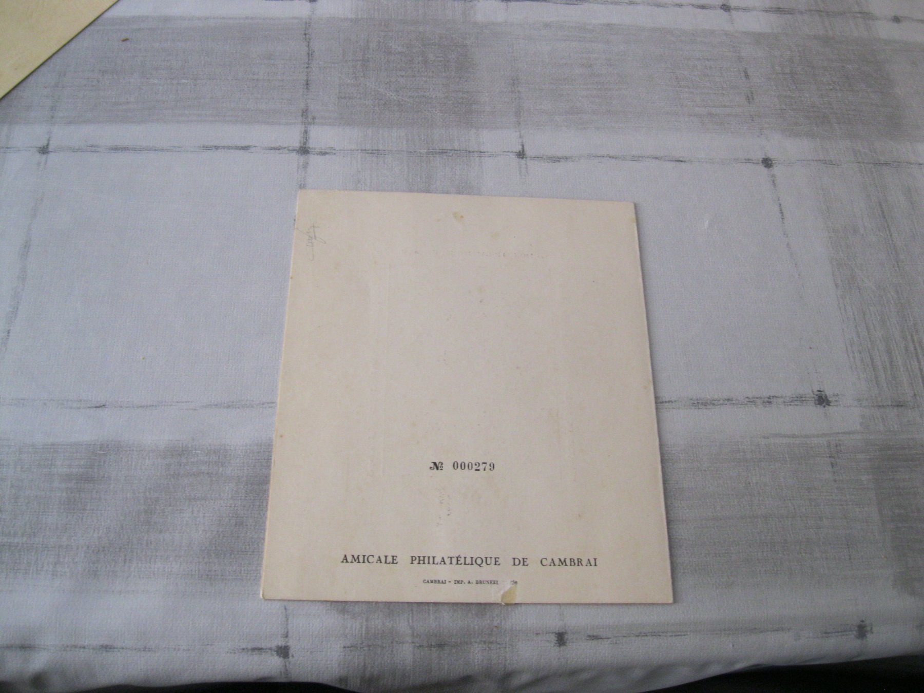 Cartoline postali: exposition philatélique Cambrais, juillet 1947 – Usato da Delemont venduto da toutdubon11 2