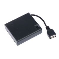 USB Batteriebox ( 4 x AA ) für 5V LED Strip Lights Bänder