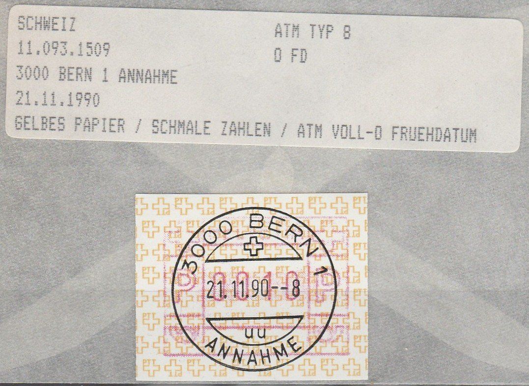 Tutti i francobolli: Frühdatum Nr. 8 Kat. 55.- – Usato da Oberglatt ZH venduto da Wiedmi6