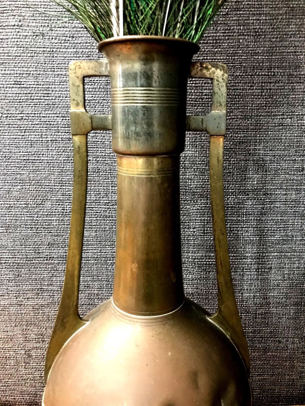 Vasi & Recipienti: Grosse Vase Art Deco Messing  60cm hoch – Usato da Laufenburg venduto da industrial-silence 2