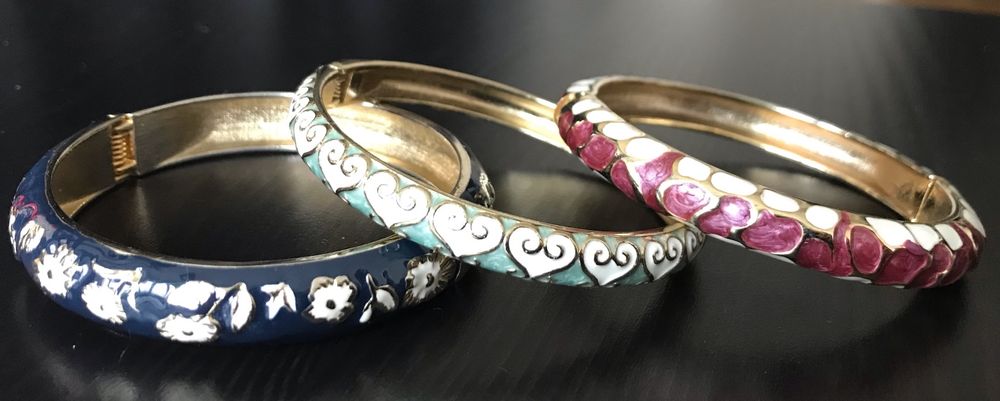 TELAIN 3er Set Gold Armreife - Einstellbare Boho Armreifen