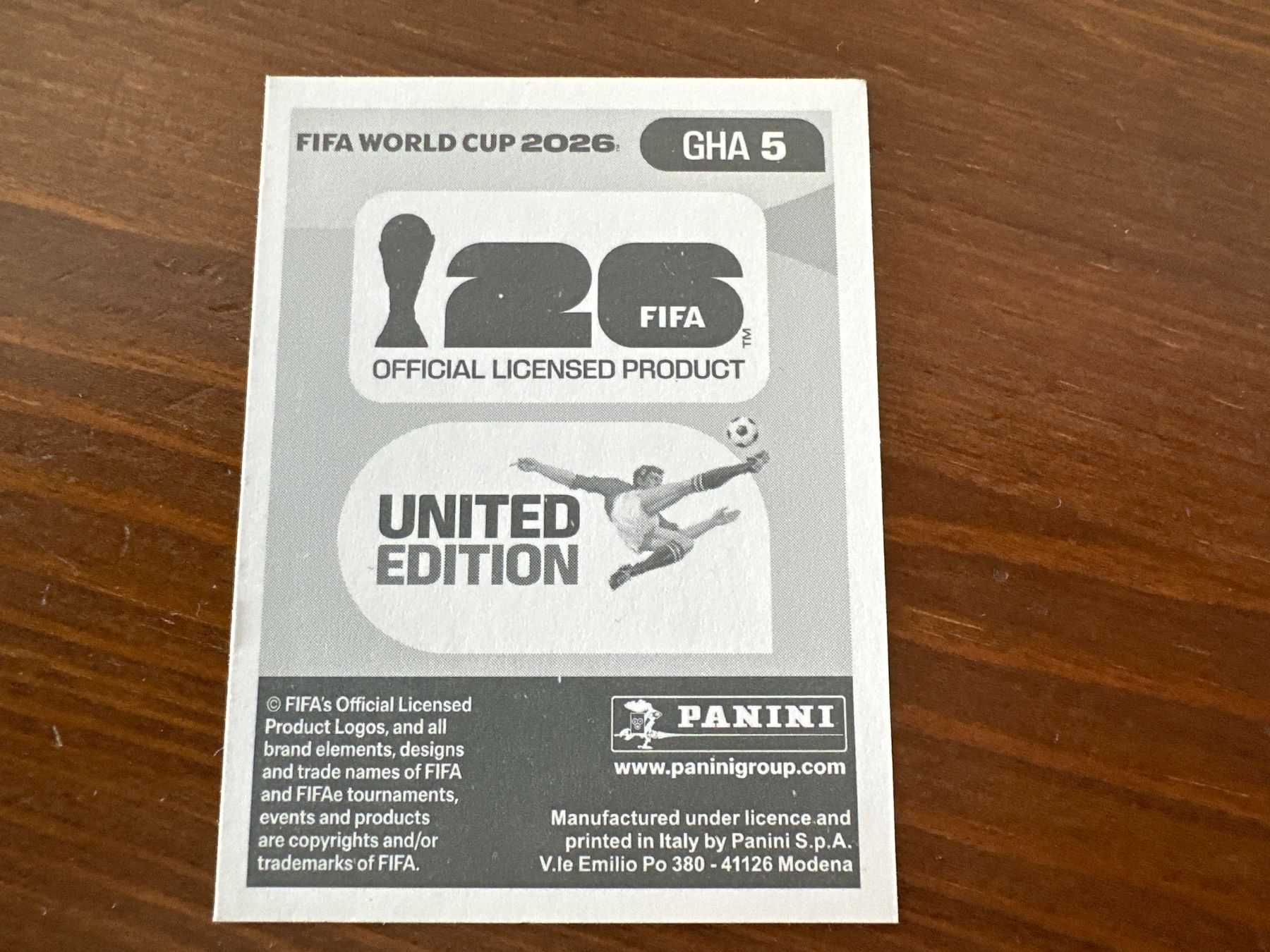 Panini Carte collezionabili: Panini GHA 5 FIFA World Cup 2026 – Nuovo e nell'imballaggio originale da Würenlos venduto da gtvlady_82 1