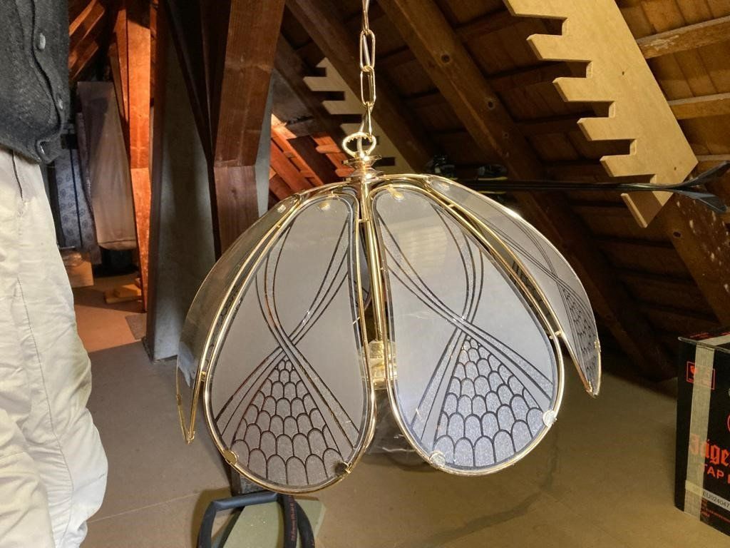 Kronleuchter & Deckenlampen: Schöne preiswerte Deckenleuchte aus Glas – Gebraucht aus Benken SG von kurby