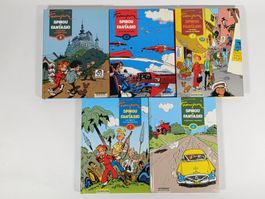 SPIROU ET FANTASIO - Les intégrales - vol. 1, 3, 4, 7 et 8