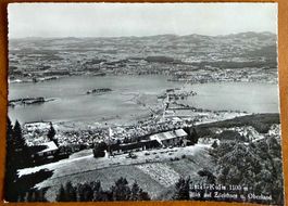 AK:  Etzel - Kulm - Feusiberg - blick Zürichsee