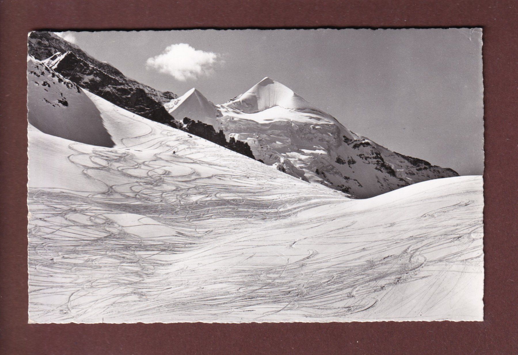 Cartoline postali: Skigebiet EIGERGLETSCHER - 1958 – Usato da Pully venduto da nicecards