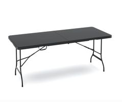 Campingtisch klappbar 180 cm schwarz - Gratis Versand