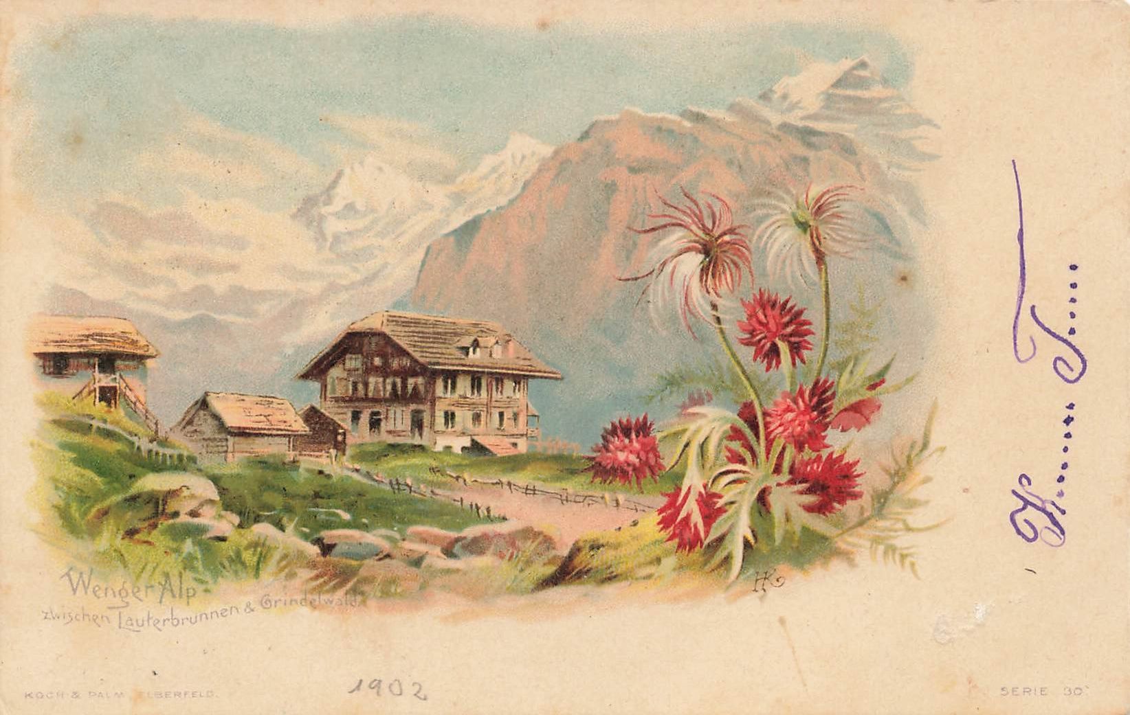 Cartes postales: Wenger Alp 1902 – D'occasion à Schwyz par Seffi56
