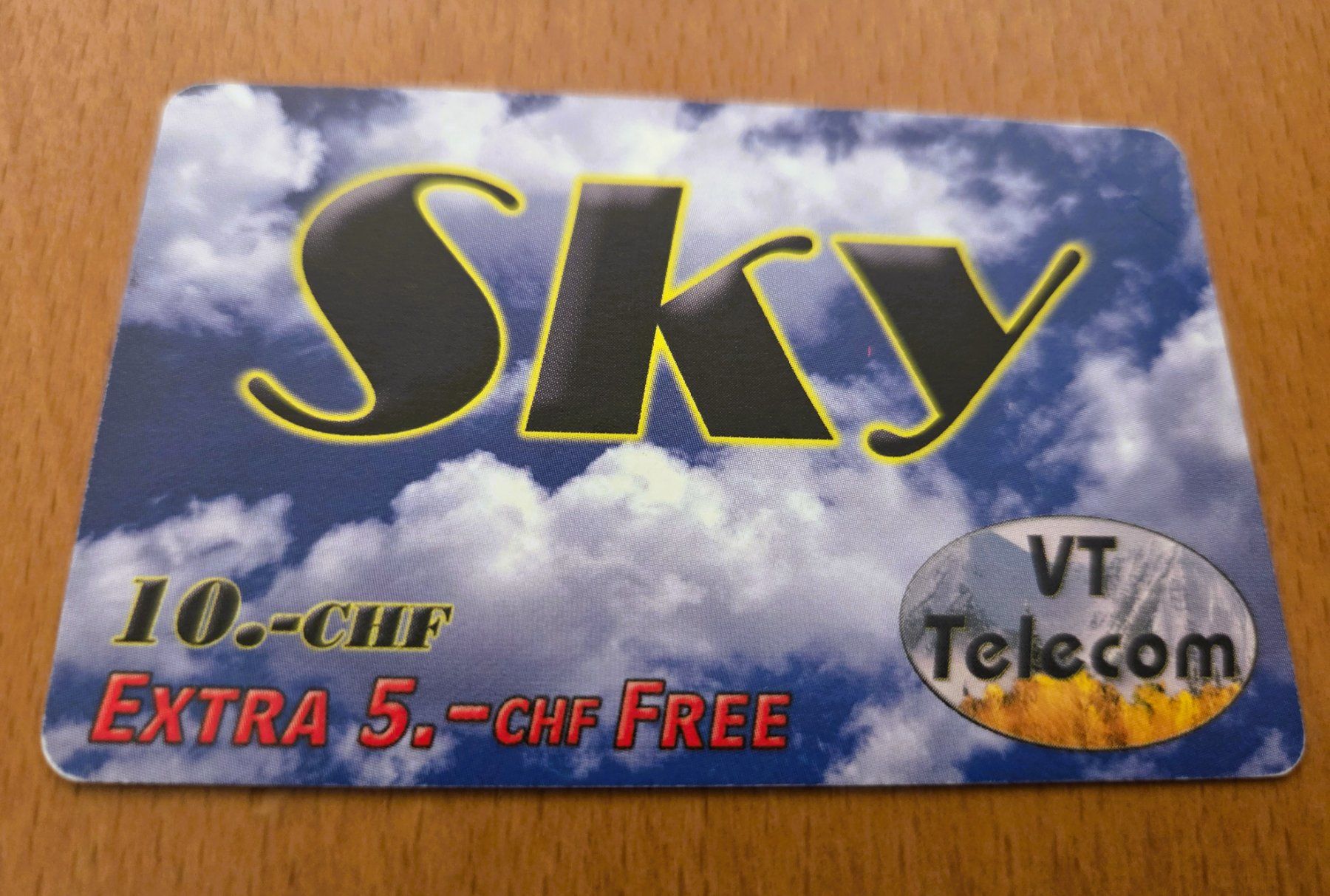 Schede telefoniche: PREPAID - SCHWEIZ – Usato da Brüttisellen venduto da Nighttrain