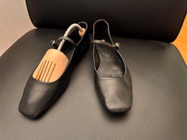 ZARA Ballerinas 40 schwarz sehr gut erhalten