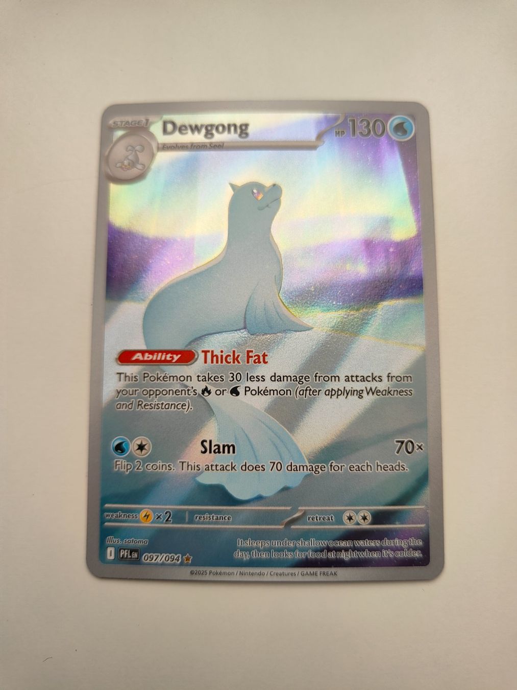 Pokémon Carte collezionabili: Pokemon Dewgong Illustration Full Art – Usato da Thalwil venduto da FigurenFreunde