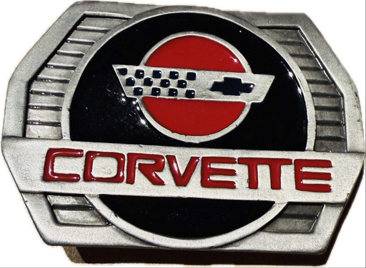 Chevrolet Fibbie per cinture: Original Vintage Corvette Guertelschnalle – Nuovo e nell'imballaggio originale da Unterkulm venduto da Onefrog 3