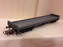 Electrtren HO DC : wagon plat 4 essieux