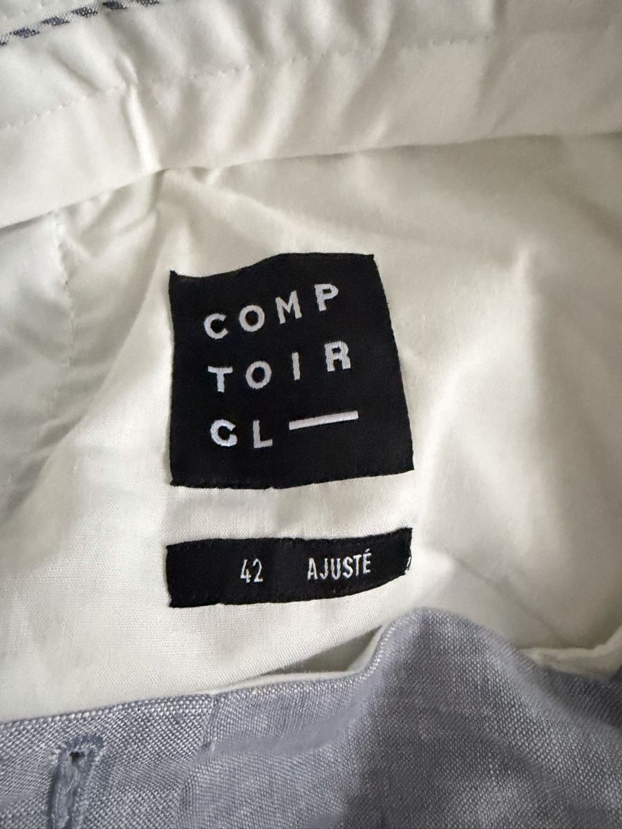 Comptoir des Cotonniers Pantaloni: 100% Linen Hose Comptoir Grösse 42 Blau – Nuovo (secondo la descrizione) da Zürich venduto da agn_zw5s 3