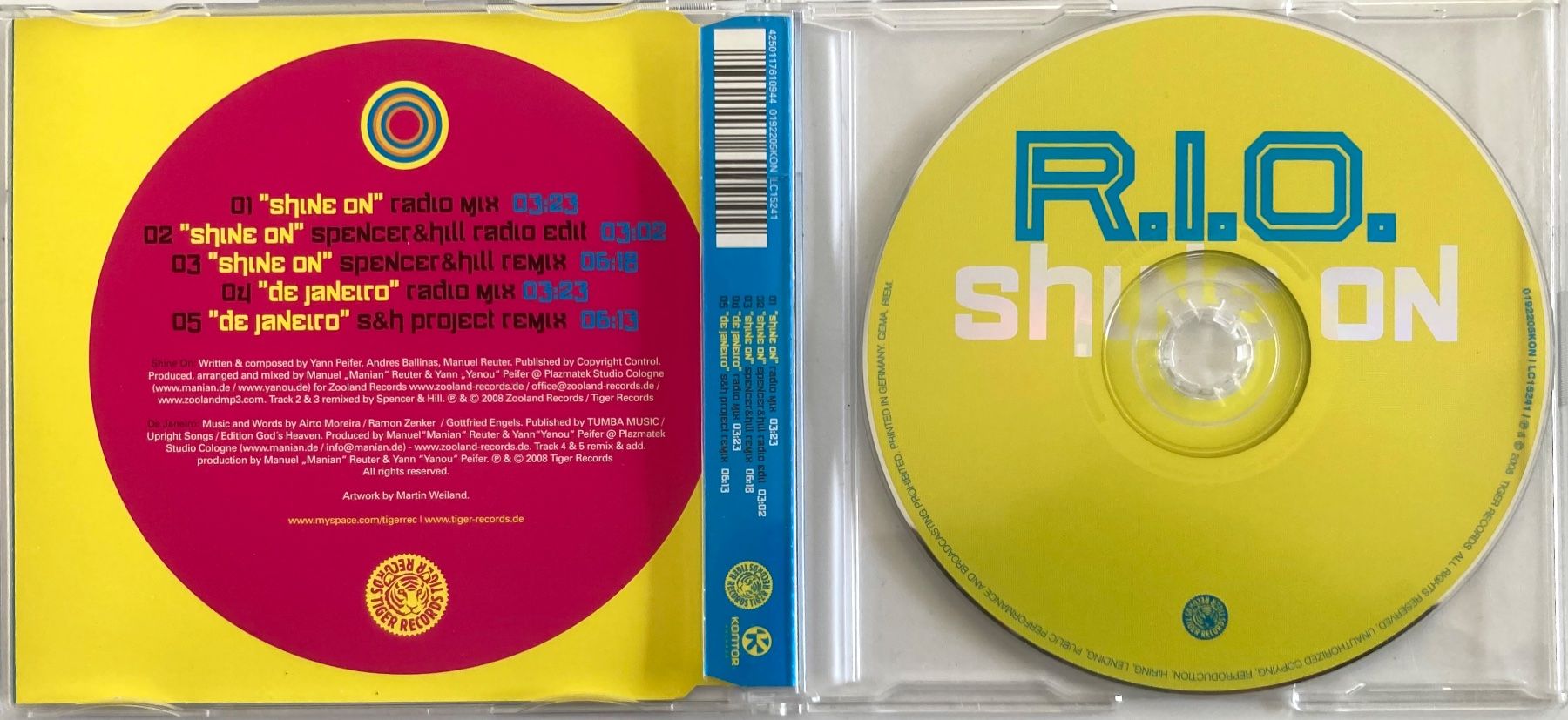 CDs: R.I.O. - SHINE ON – Gebraucht aus Poliez-Pittet von Newtown-Records 1