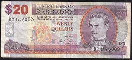 Barbados 20 Dollars 2007
