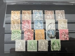 ab 1864 Lot sitzende Helvetia gest. und * (G3179)