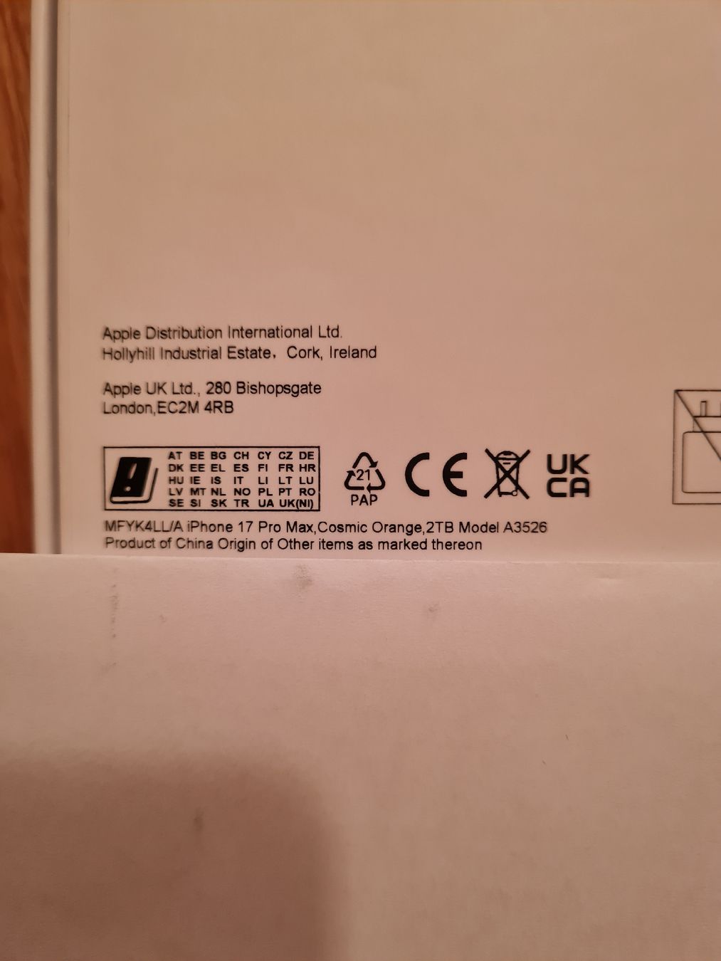 Apple Telefoni cellulari / Smartphones: iPhone 17 pro max 2tb neuwertig – Nuovo (secondo la descrizione) da Titterten venduto da mro_2csc 8