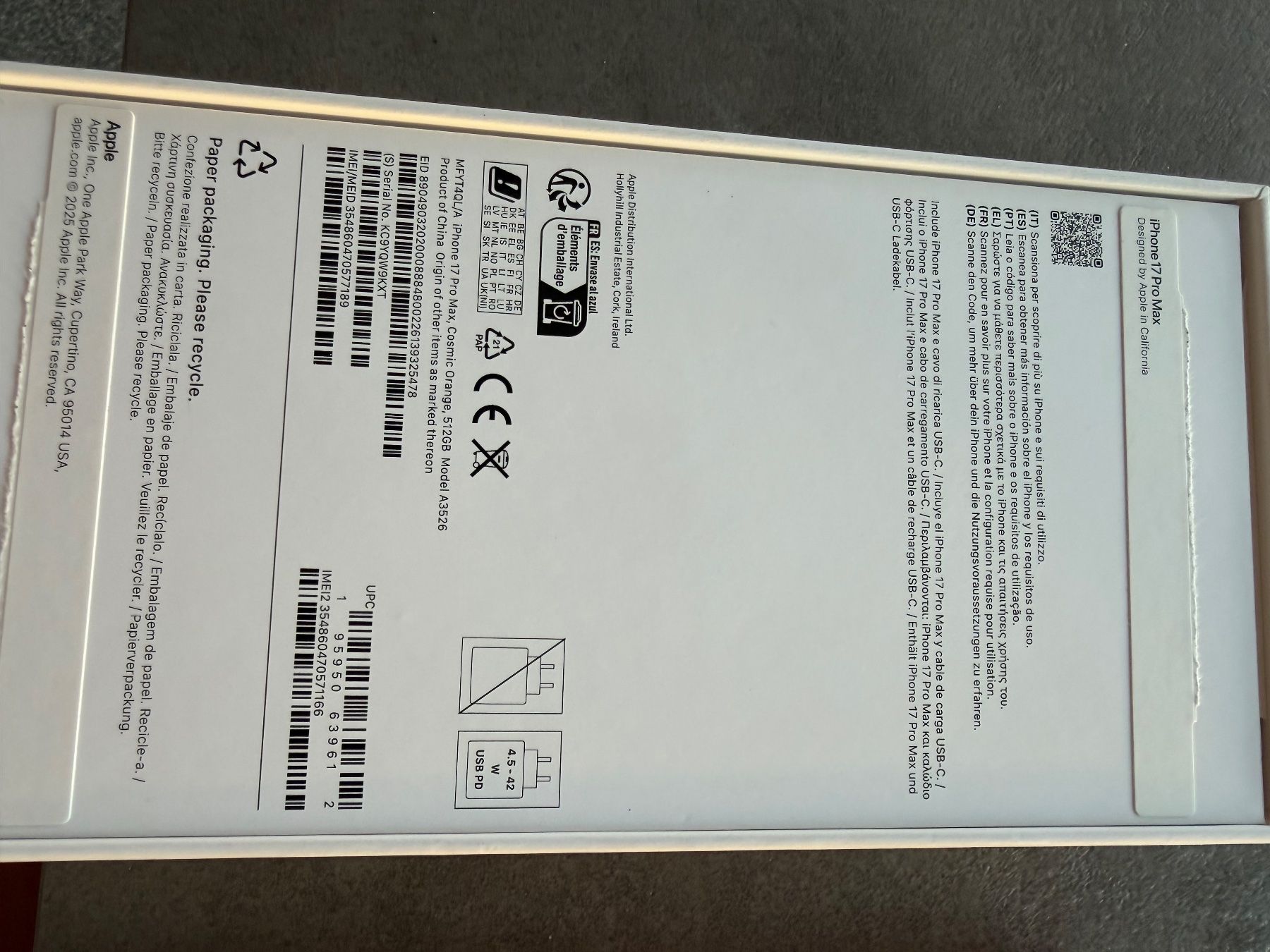 Apple Handys / Smartphones: iPhone 14 Pro Max 512 GB Orange gebraucht – Gebraucht aus Zollikon von Ricou6 4
