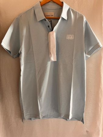 Poloshirt, CERRUTI 1881, Grösse L, Farbe Hellblau